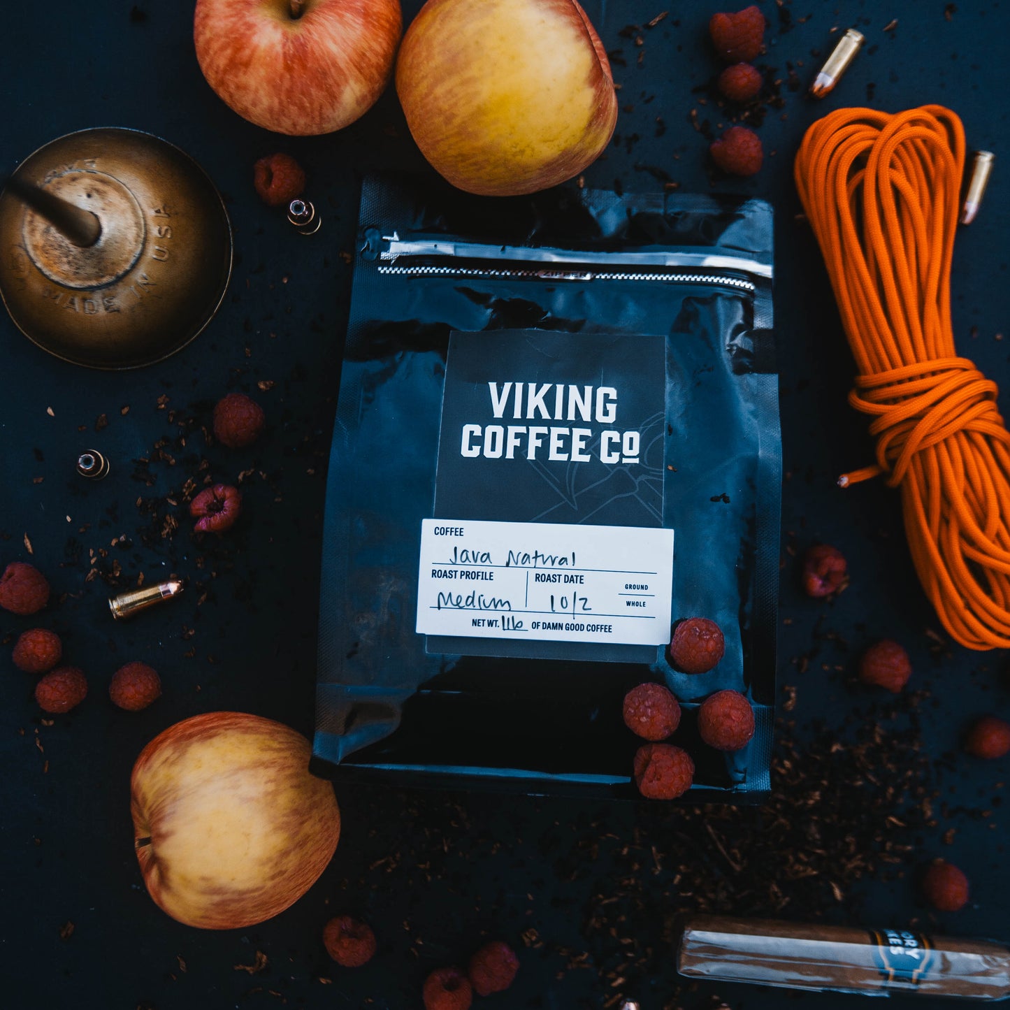 Bag of Java Sunda Coucal anaerobic natural process coffee from Viking Coffee Co