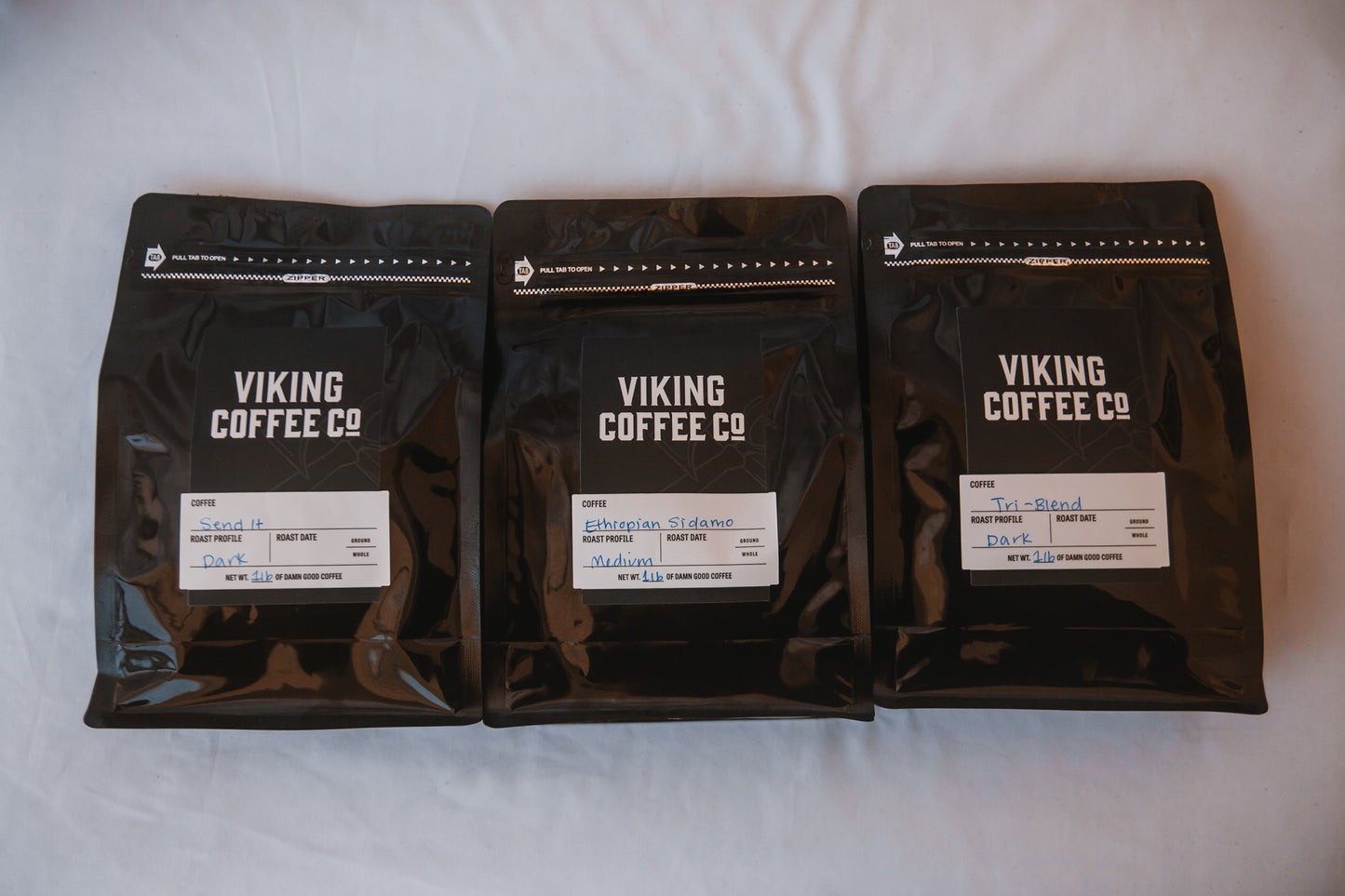 Custom bundle of three Viking Coffee bags of your choice