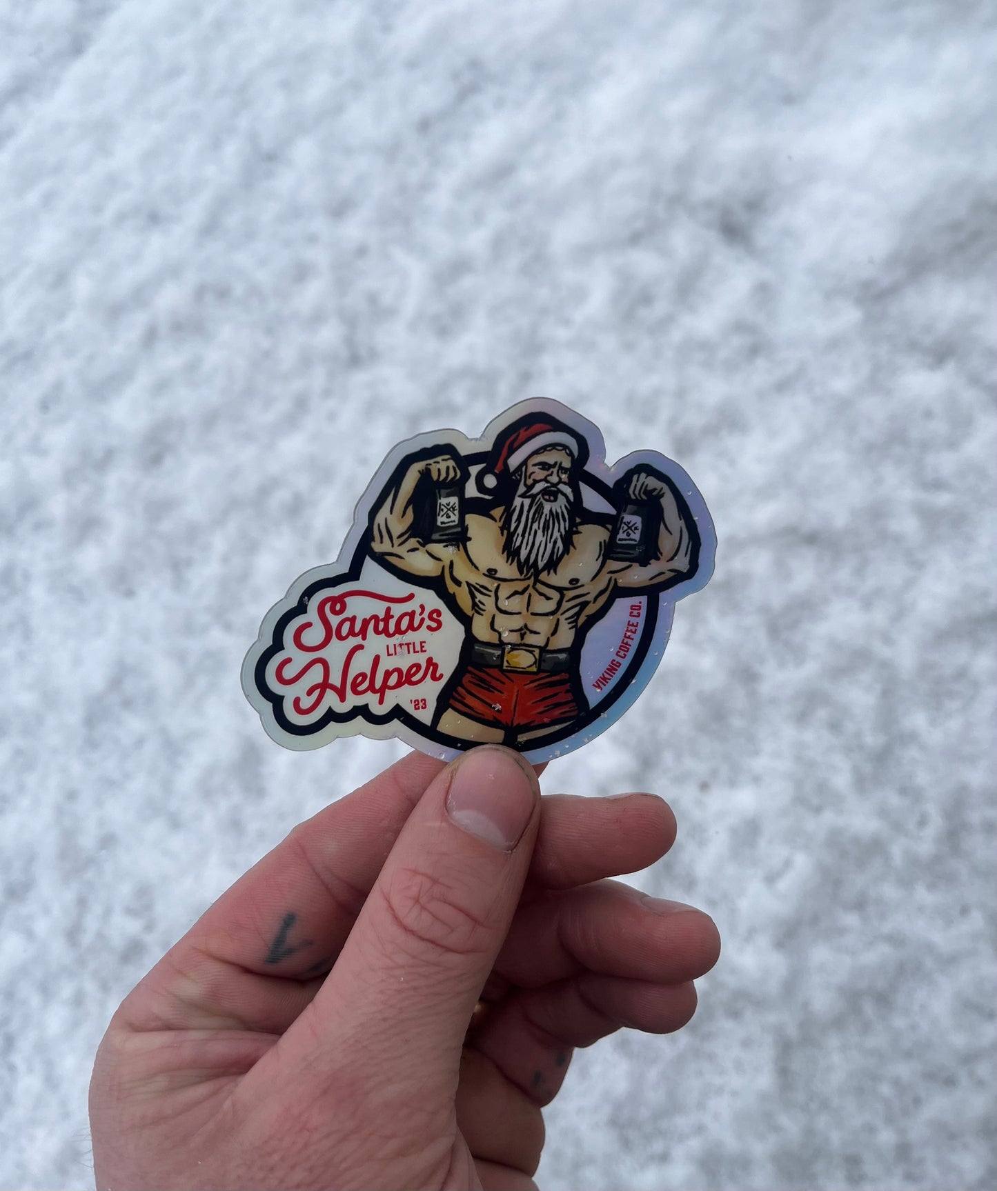 Santa's Little Helper 23' Sticker